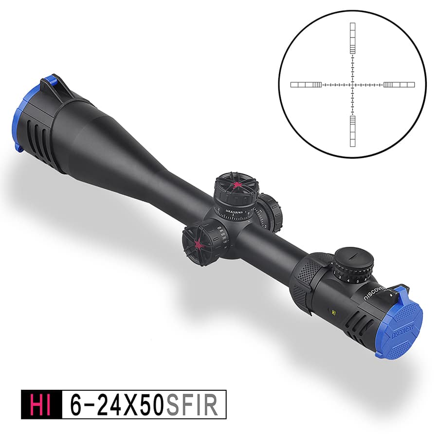 DISCOVERY HI 6-24X50SFIR 1/8MOA Side Parallax Riflescope - Image 9