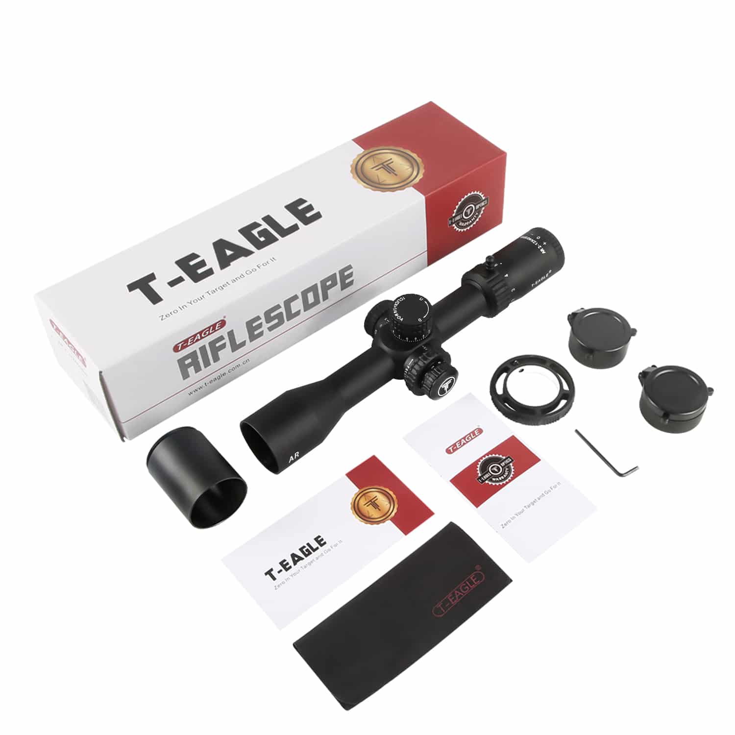 T-Eagle AR 2-12X40 SFIR 1/4MOA Side parallax riflescope - Image 10