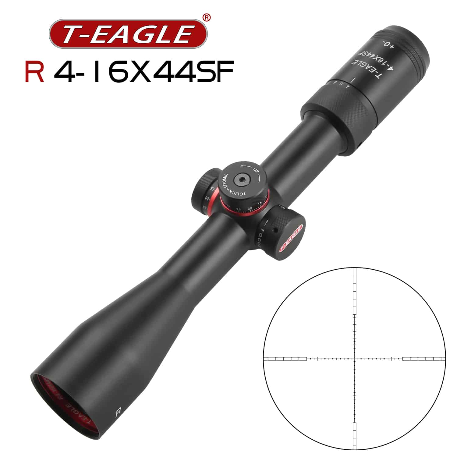 T-Eagle R 4-16X44 SF 1/10MIL Side parallax riflescope - Image 6