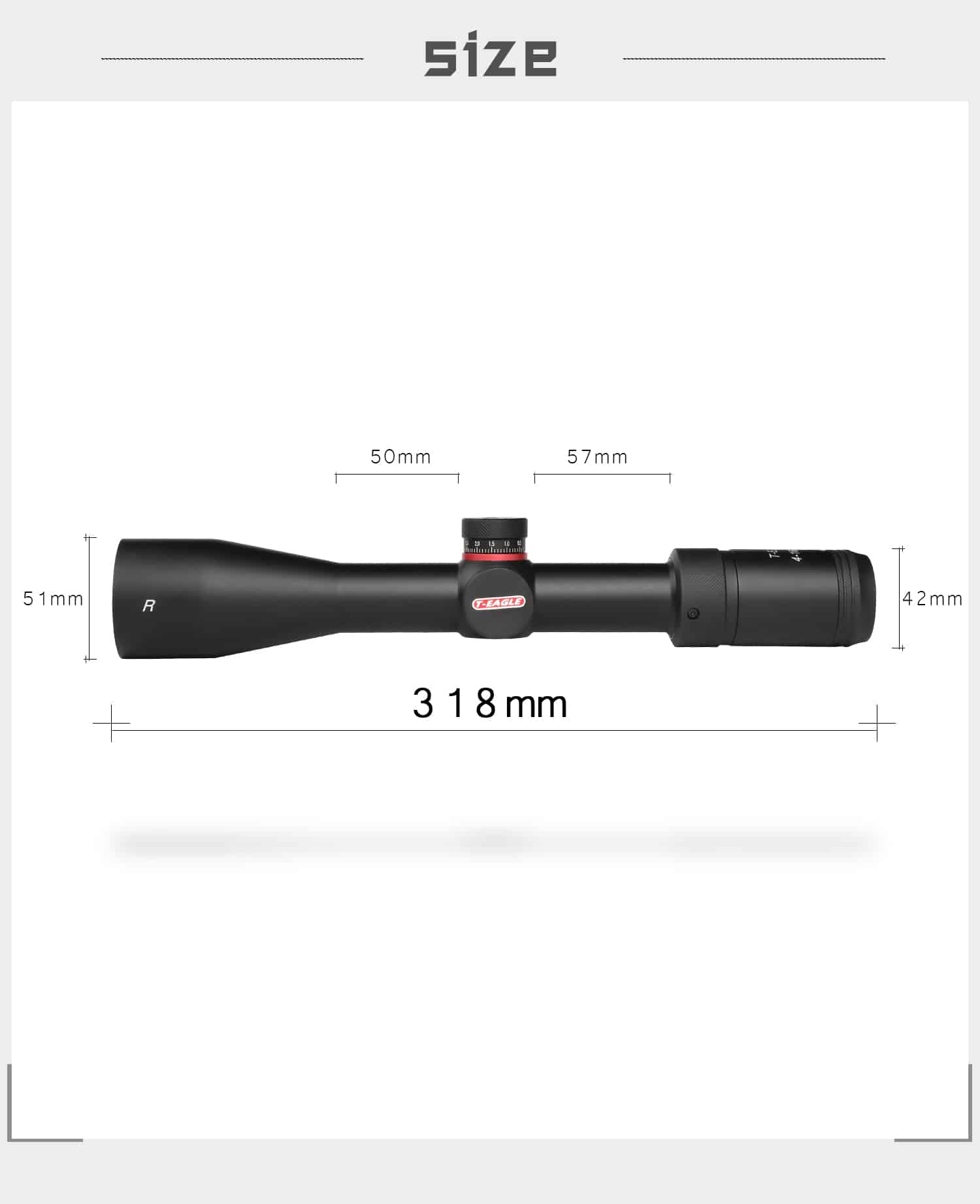 T-Eagle R 4-16X44 SF 1/10MIL Side parallax riflescope - Image 15