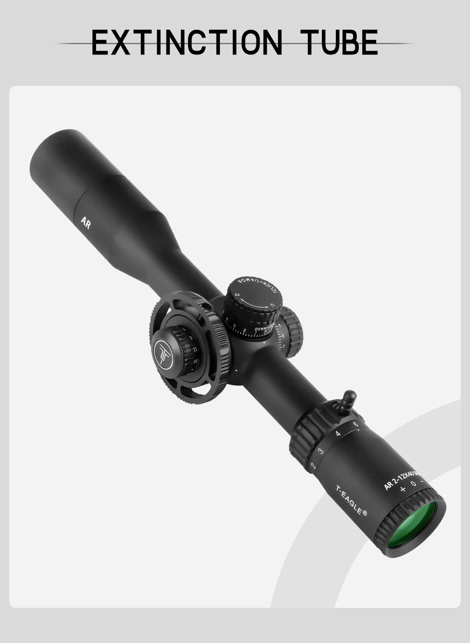 T-Eagle AR 2-12X40 SFIR 1/4MOA Side parallax riflescope - Image 21