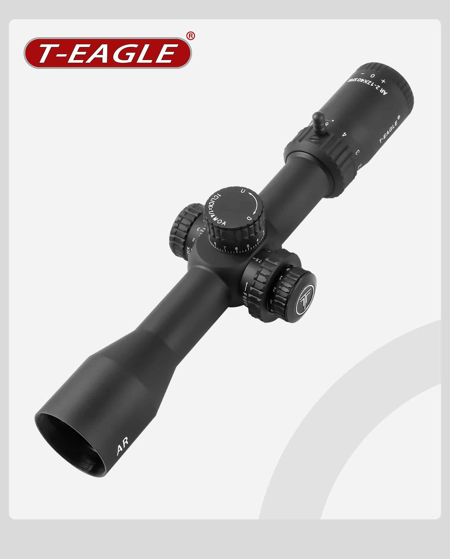 T-Eagle AR 2-12X40 SFIR 1/4MOA Side parallax riflescope - Image 18