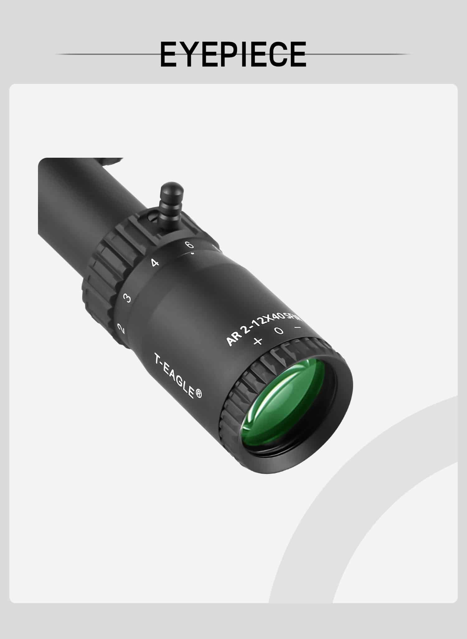 T-Eagle AR 2-12X40 SFIR 1/4MOA Side parallax riflescope - Image 17