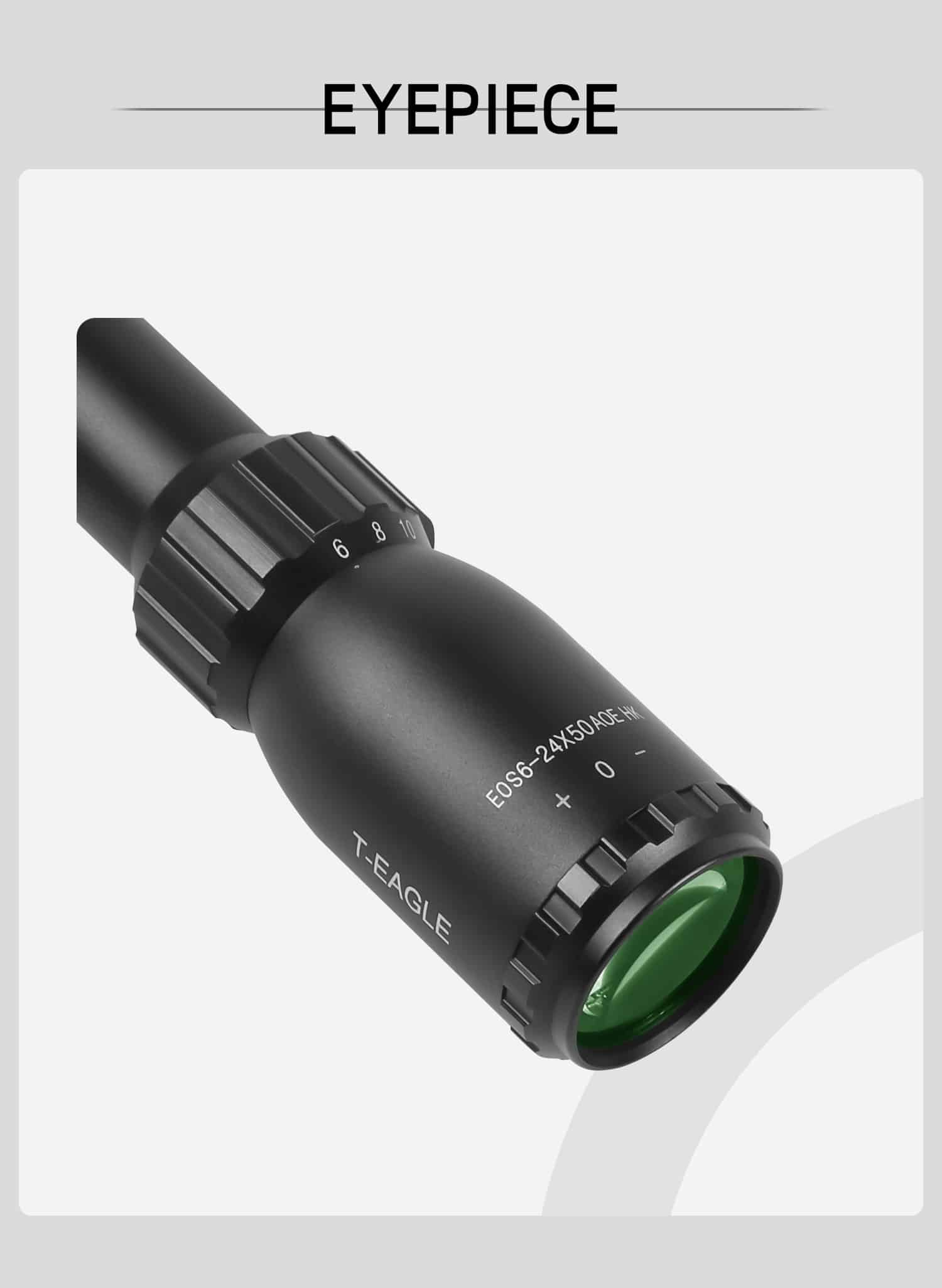 T-Eagle EOS 6-24x50 AOE HK 1/4MOA Frontparallaxos céltávcső - Image 11