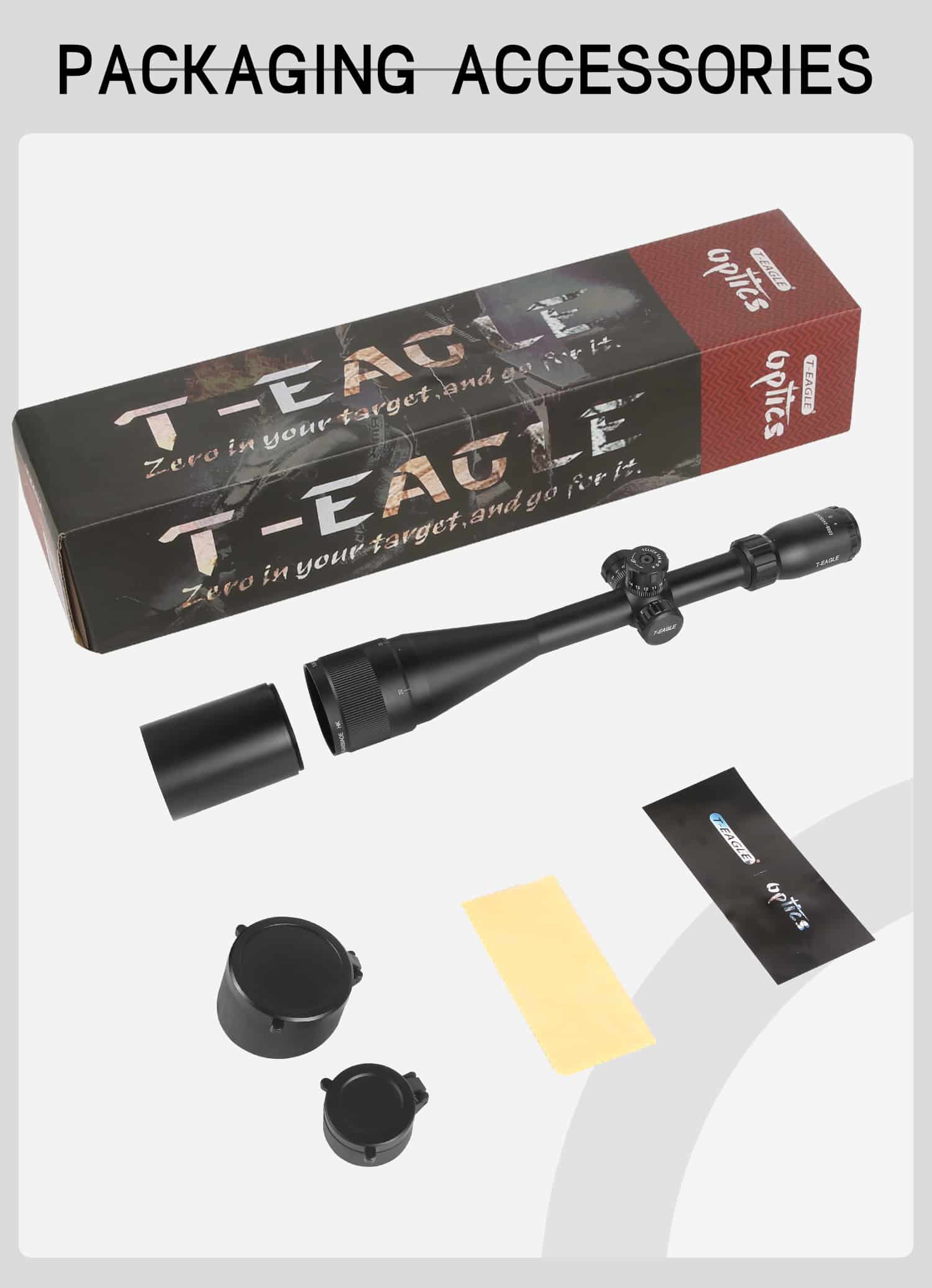 T-Eagle EOS 6-24x50 AOE HK 1/4MOA Frontparallaxos céltávcső - Image 3