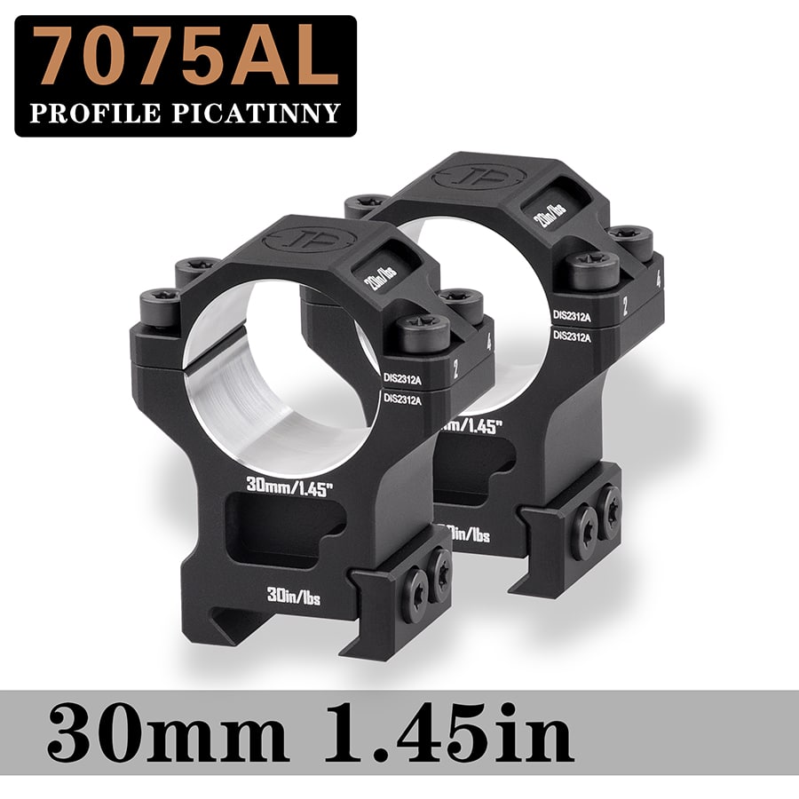 Discoveryopt premium 7075AL high scope mount for 30mm tube on 20mm picatinny rail