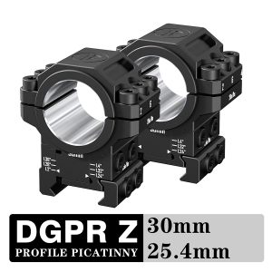 Discoveryopt premium 6061AL állítható céltávcső szerelék 25,4mm és 30mm tubushoz 20mm picatinny sínre