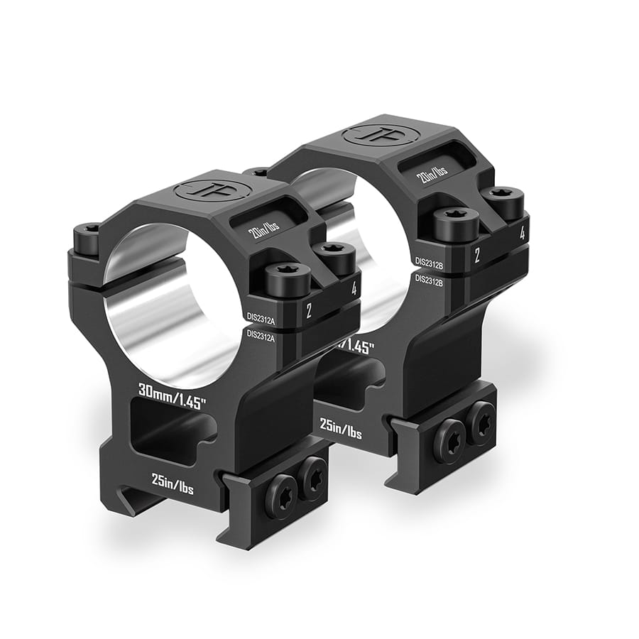 Discoveryopt premium 6061AL magas céltávcső szerelék 30mm tubushoz 20mm picatinny sínre