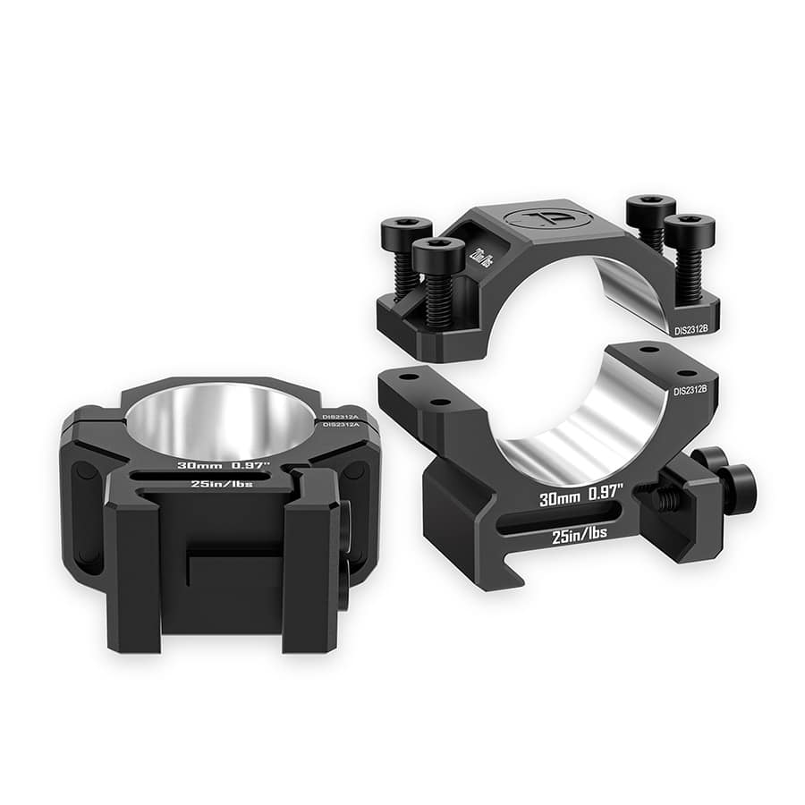 Discoveryopt Premium 6061AL niedrige Zielfernrohrhalterung für 30-mm-Rohr auf 20-mm-Picatinny-Schiene