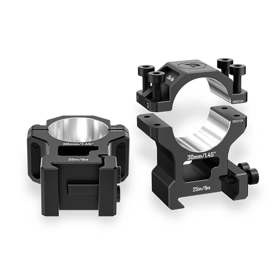 Discoveryopt premium 6061AL magas céltávcső szerelék 30mm tubushoz 20mm picatinny sínre