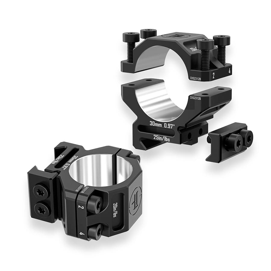 Discoveryopt Premium 6061AL niedrige Zielfernrohrhalterung für 30-mm-Rohr auf 20-mm-Picatinny-Schiene