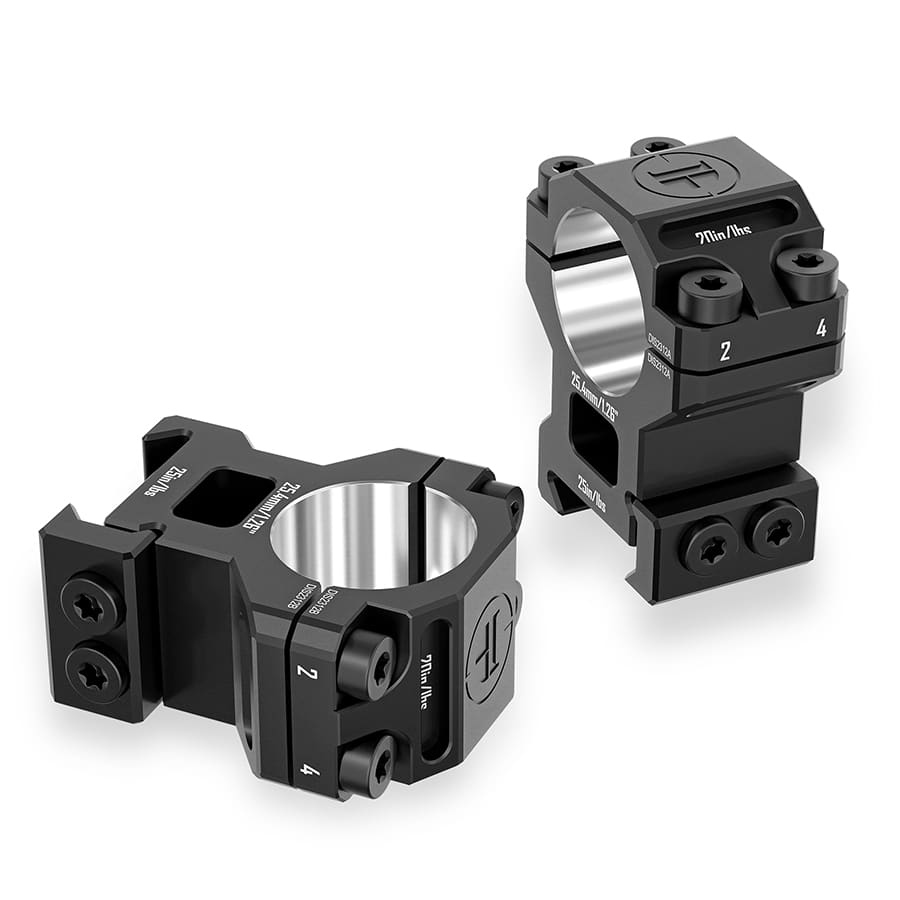 Discoveryopt premium 6061AL közepes céltávcső szerelék 25,4mm tubushoz 20mm picatinny sínre