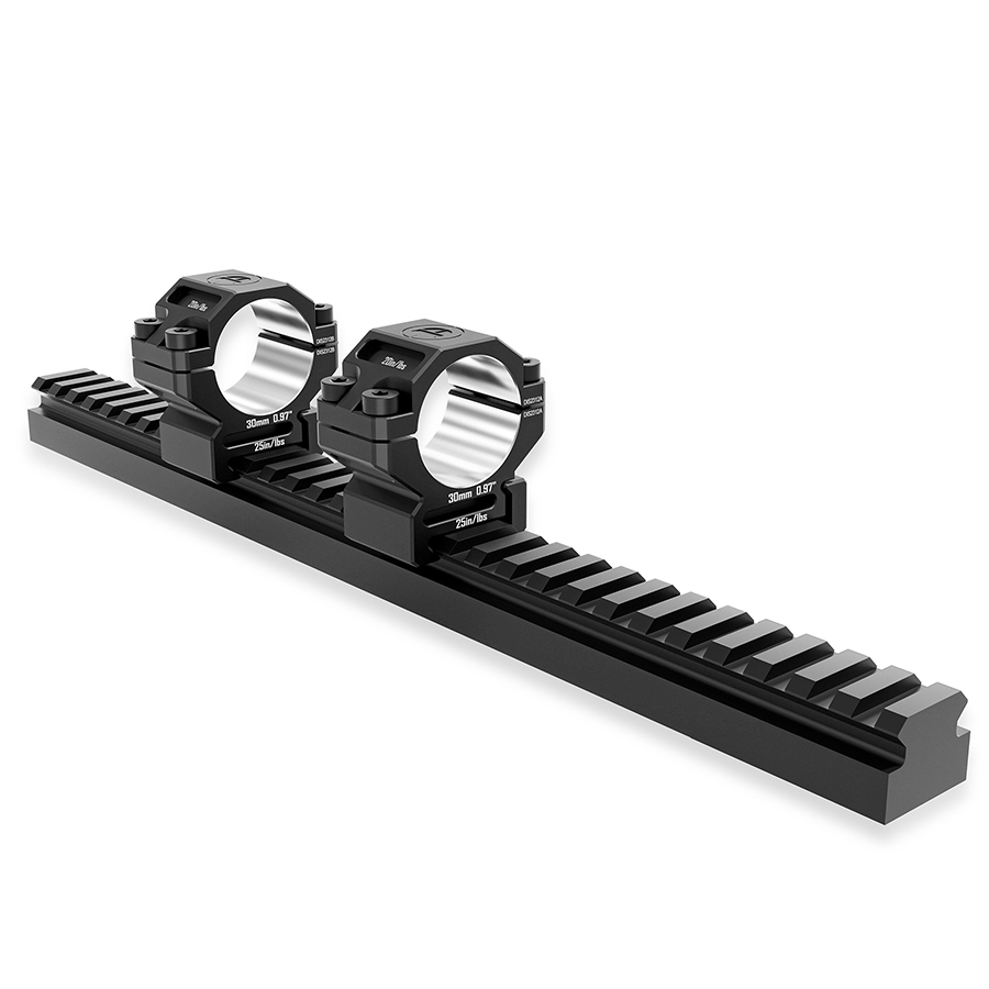 Discoveryopt Premium 6061AL niedrige Zielfernrohrhalterung für 30-mm-Rohr auf 20-mm-Picatinny-Schiene