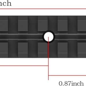 MitaPoint Picatinny sín Ruger 10-22 fegyverhez