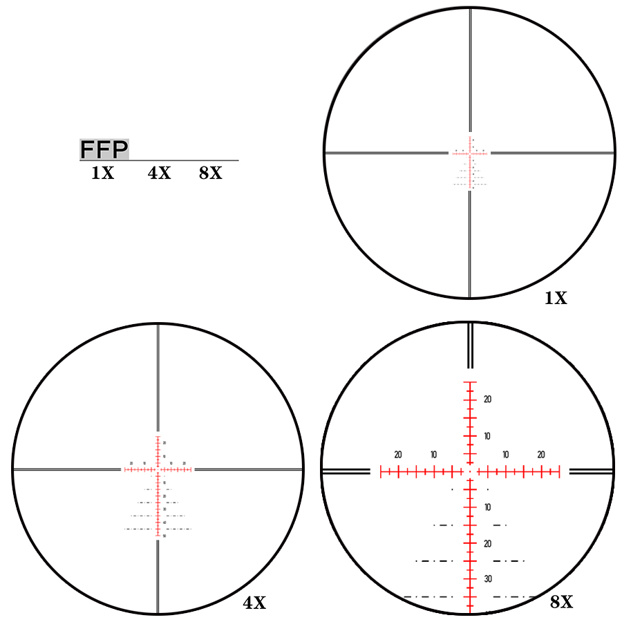 DISCOVERYOPT ED AR 1-8X24SFIR FFP Oldalparallaxos céltávcső MOA