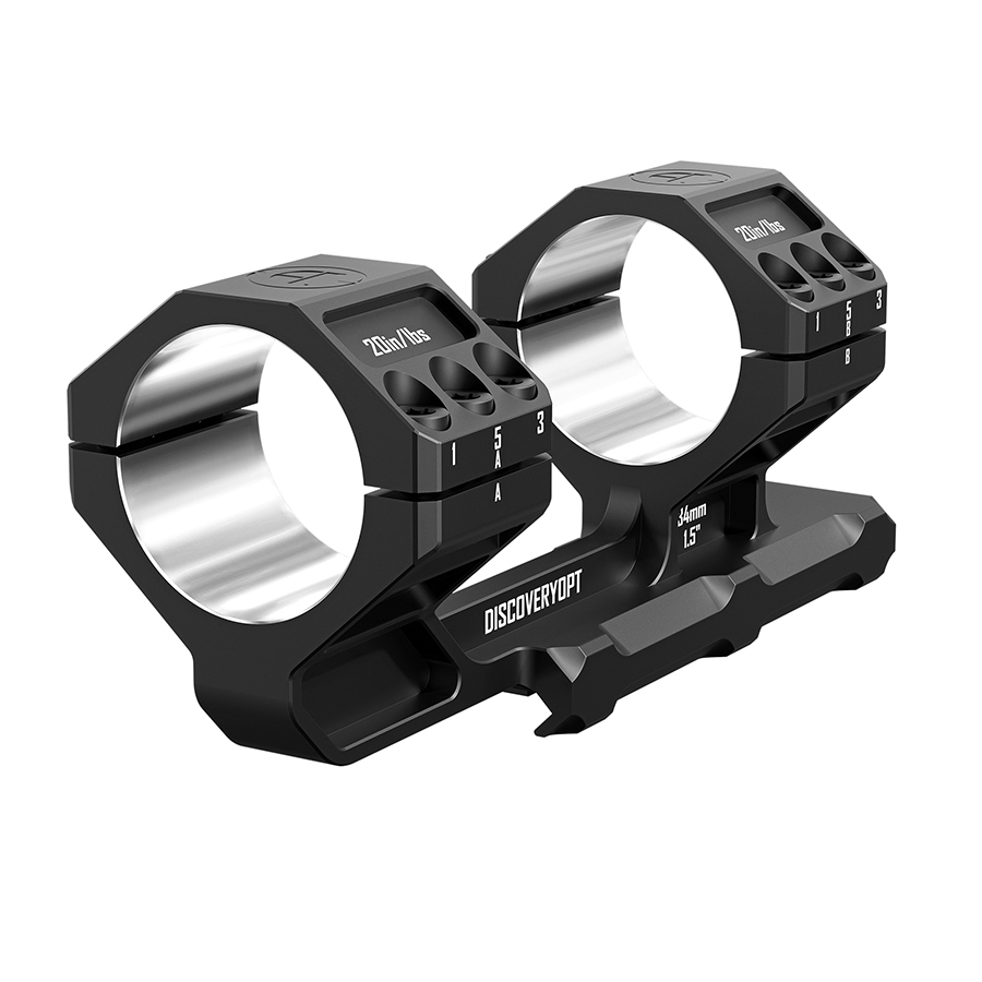 Discoveryopt egy részes DGCM-3 34mm-es eltolt 20MOA döntött magas távcső szerelék 20mm picatinny sínre
